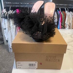 Steve Madden Prit Black Women's Shoes